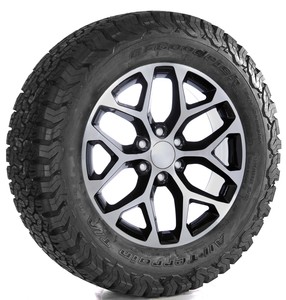Chevy Silverado Black Machine Snowflake Wheels Rims Bfg 275 60r At Tires Ebay