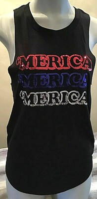 NWT Victoria's Secret PINK Bling Sequin Muscle Tank Top XS