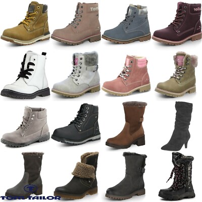 Winterschuhe Winterstiefel Stiefel Stiefeletten Damen Kinder Tom Tailor ab19,90 