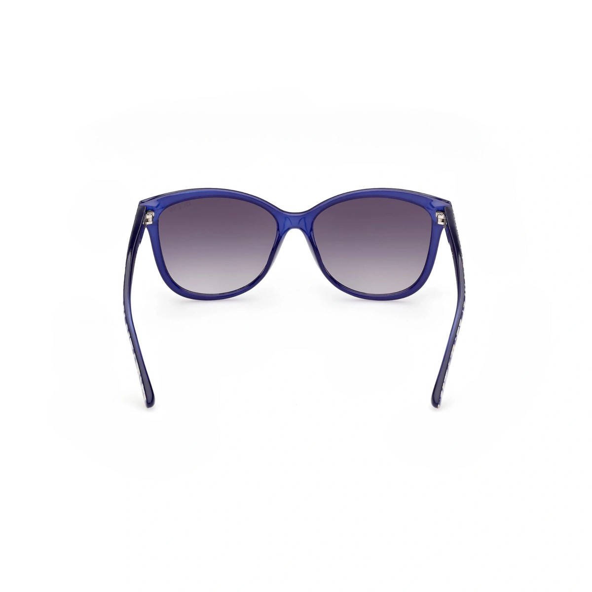 Guess GU7828 90B Shiny Blue Square Plastic Sunglasses Frame 56-15