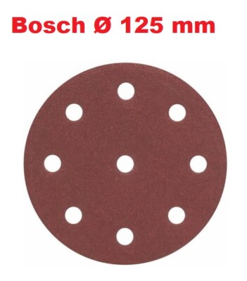 50x BOSCH Schleifblätter Ø 125 mm, P40, 9 Loch Festool Protool Best of Wood