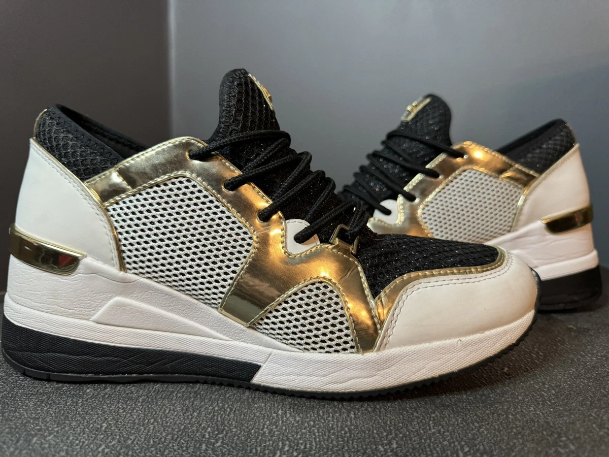 Michael kors hidden wedge best sale sneakers