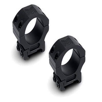 Monstrum Precision Scope Rings | 1 inch Diameter | 1.00 height, Black