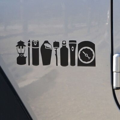 Camping Gear Decal