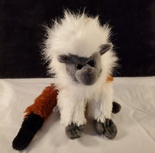 Wild Republic COTTON-TOP TAMARIN 8" Plush Stuffed Monkey Jungle