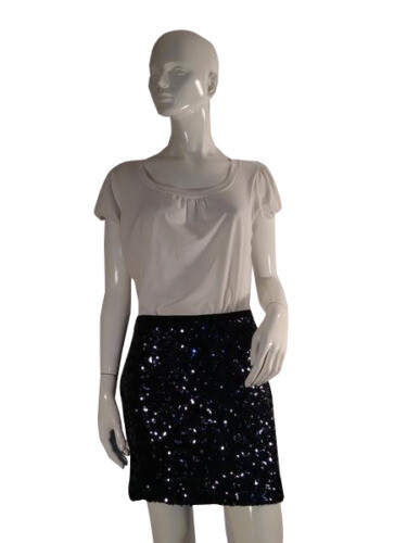 Veste En Jean Berek Takako Sakon - Perles Et Paillettes - Avant-gardiste Artsy - Taille 2XL (Femme)