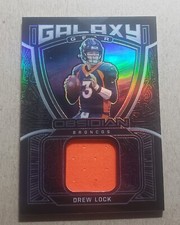 2021 Panini Obsidian Galaxy Gear Drew Lock Relic /100 Denver Broncos