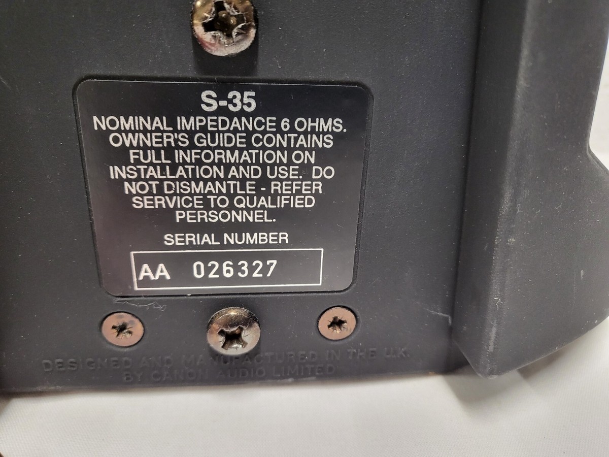Canon S35  スピーカ Vintage CANON S-35 WIDE Imaging Stereo Speakers - Twin