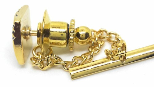 18KT GOLD PLATED TIE TACK MANUFACTURERS DIRECT PRICING - Picture 2 of 5