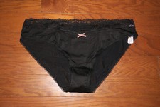 XXL    BODY by Victoria's Secret    SATIN LACE BIKINI    STRETCH PANTIES MID RISE