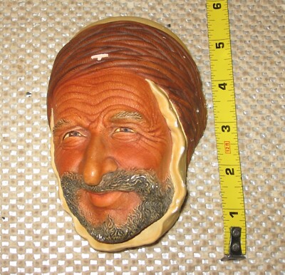 Vintage Bossons Chalkware Persian Original 60's Era