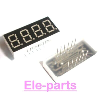 10pcs 4 digit 0.36 inch red 7 segment LED display common anode digital tube #A6