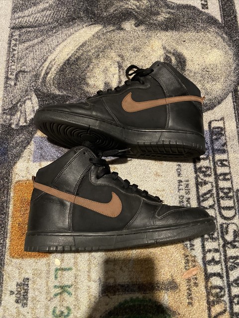 nike dunk high rustic black