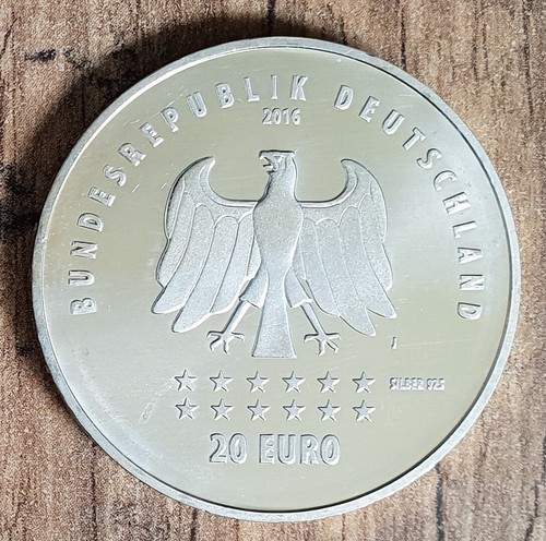 20 Euro 925er Sterling Silbermünzen Deutschland bankfrisch bfr. - zur Auswahl ! - Bild 12 von 43