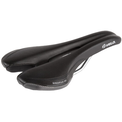 Velo Speedflex AC Fahrradsattel Rennsattel V-Design in Schwarz