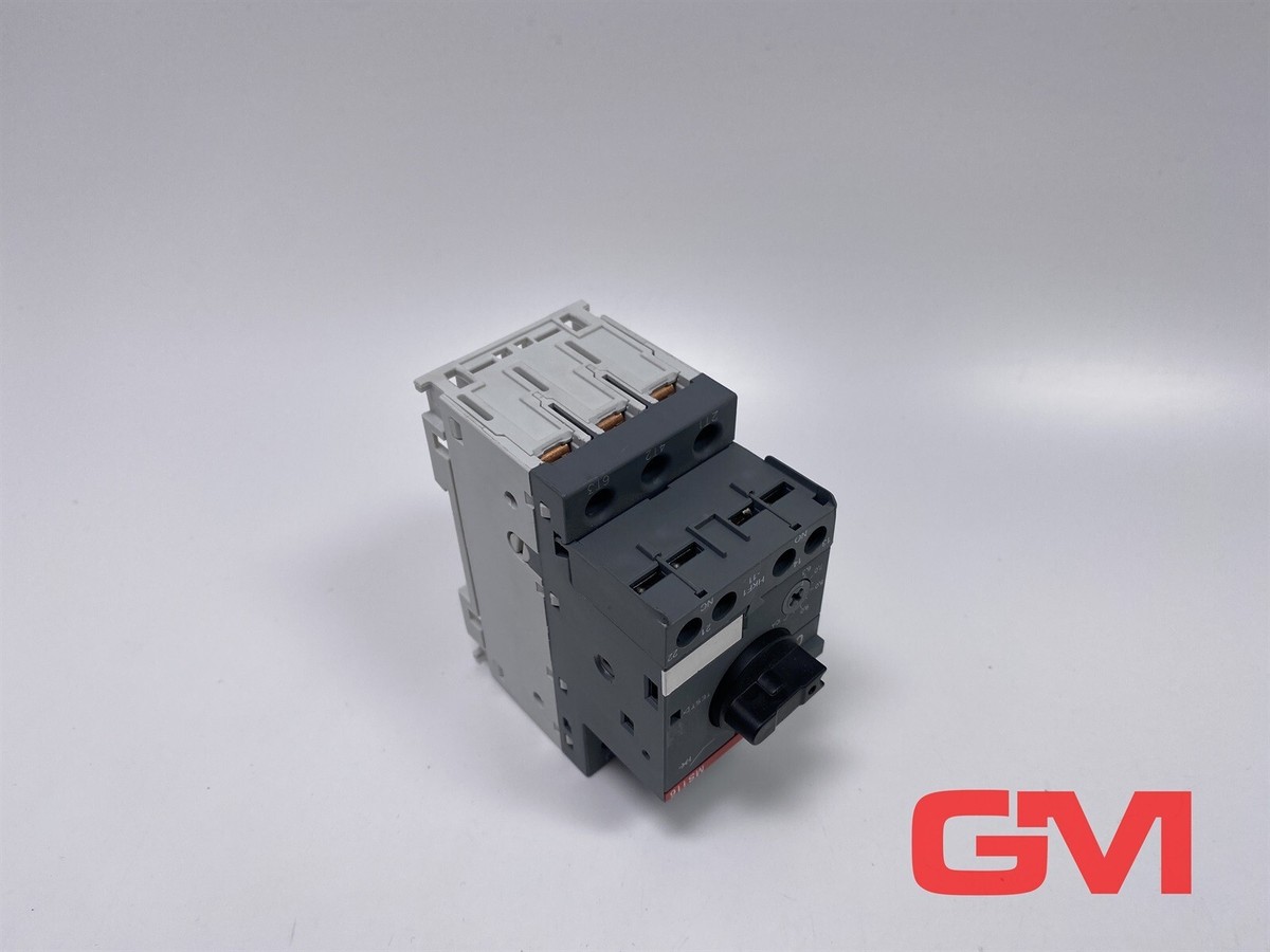 Démarreur Moteur Manuel ABB MS116-10 - Intensité 6.3-10A - Référence 1SAM250000R1010 - Neuf Sous Emballage
