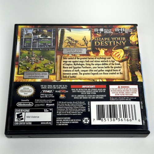 Age of Empires: Mythologies (Nintendo DS, 2008) - nur Etui - kein Handbuch oder Spiel - Bild 5 von 8