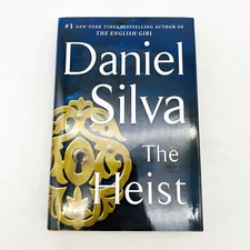 SIGNED The Heist Daniel Silva First Edition First Print Hardcover Dust Jacket