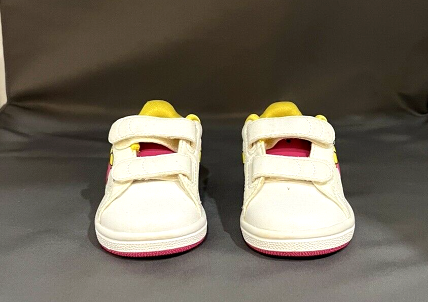 SAOLA Sneakers Adidas rosa e bianche Mr. uomo e Little Miss AdiFIT bambino taglia 2 5