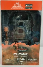 Wildgame Innovations Cloak 24mp Lights Out Camo Game Hunting Camera K24B20W26-21