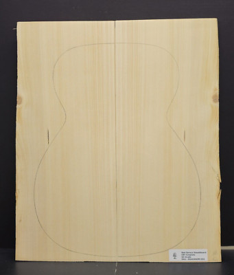 RED SPRUCE Soundboard Luthier Tonewood Guitar Wood RSAGAAOM-032