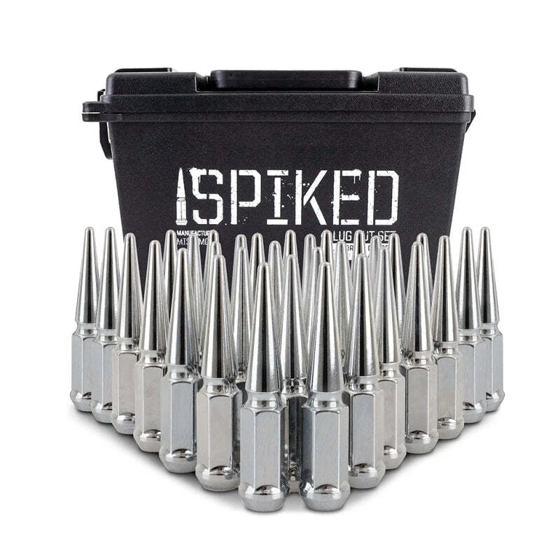 Juego de 32 tuercas con clavos de acero Mishimoto Mishimoto M14 x 1,5 cromadas Foto 3 de 4