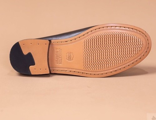 Johnston & Murphy Collection Men's Black Halstead Sheepskin Bit Loafers 9 - Picture 5 of 6