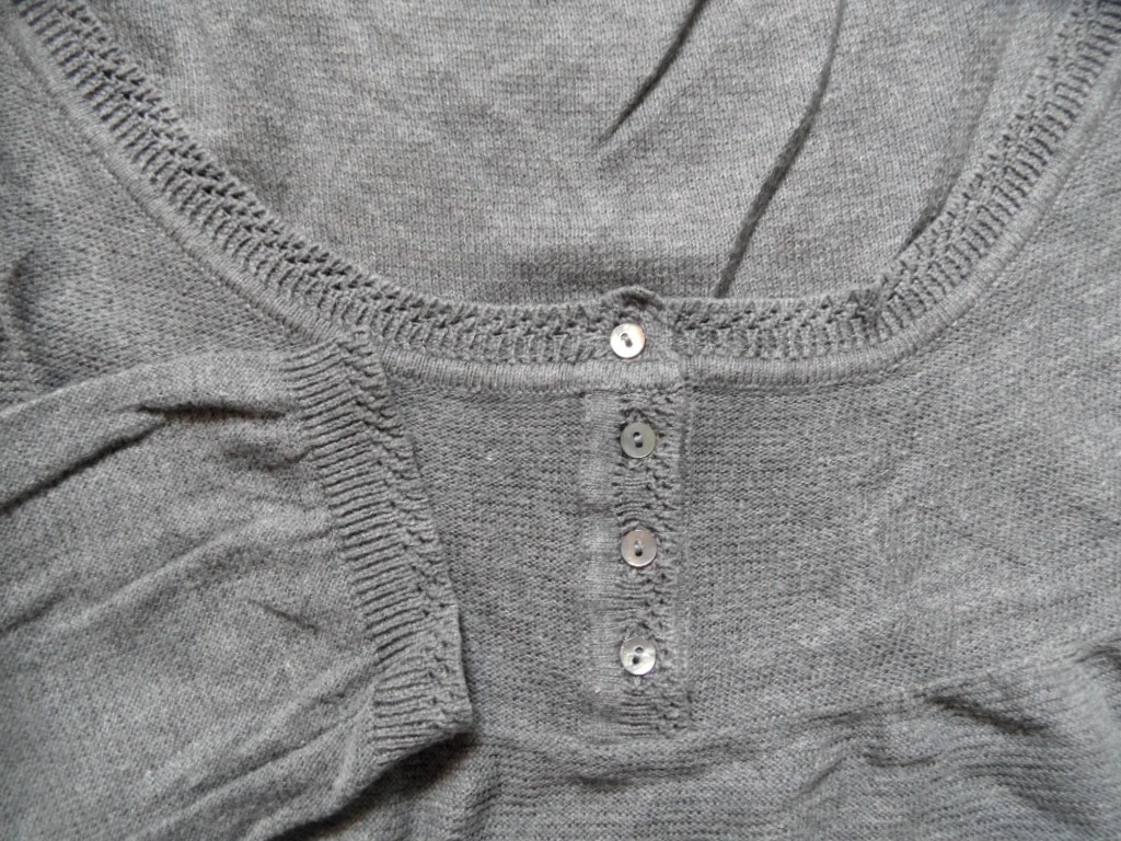 Pull Léger Cintré Comptoir Des Cottoniers Bleu Gris Taille M - Occasion Très Bon état