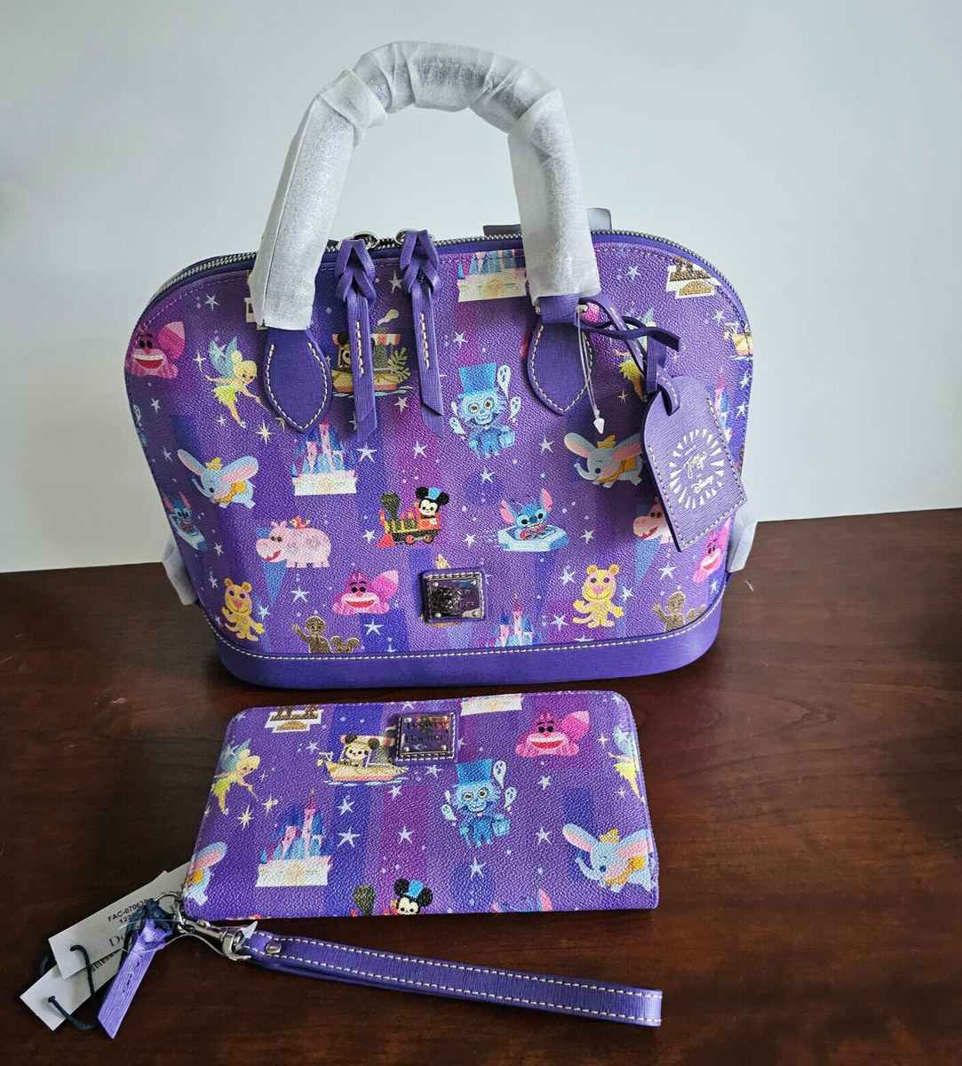 Dooney & Bourke Disney Parks JOEY CHOU Satchel & Wristlet Wallet