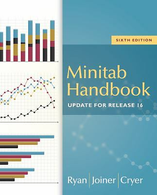 Minitab® Handbook : Update for Release 16 Paperback Jonathan D Cr  9781133939443 | eBay