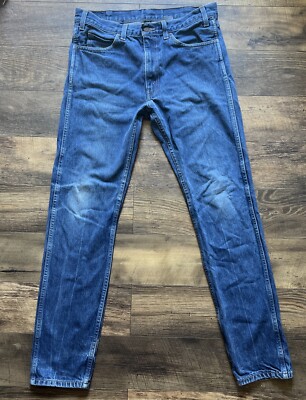 Vintage Levi's LVC Big E 606 Men's 32x31 Orange Tab Slim Fit