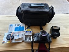 Minolta X-700 Film Camera Body - JAPAN - Many Extras