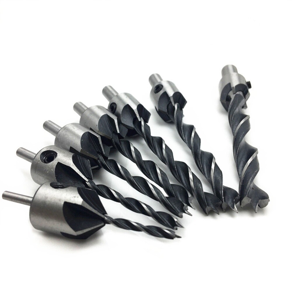7 Pcs Milling Bits Countersink Drill Piece Set Reamer eBay