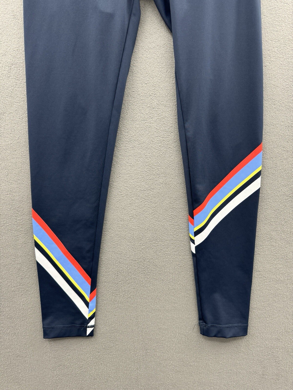 Leggings donna Fila Sport Performance a righe piccole allenamento sportivo blu