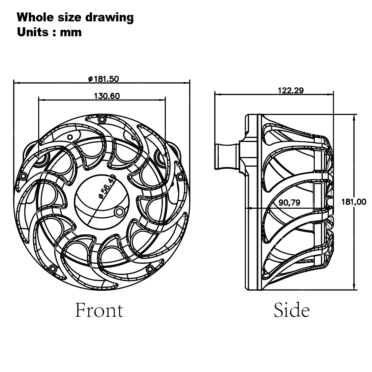 Air Intakes Drift cut For Harley Sportster 883 Police XL883P XL1200N 2007-2012