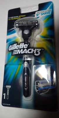 Gillette Mach3 New Blade Razor - 1 Count handle and blade #  2092 u