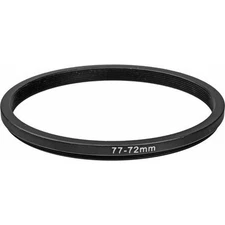 Step-down adapter ring 77-72 77mm-72mm Metal Anodized for Camera, form US Seller