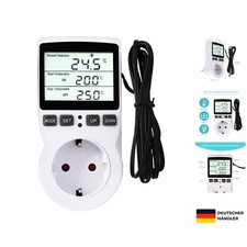 RUIZHI Digitaler Temperaturregler Steckdosen Heizung Kühlen Thermostat 250V mit
