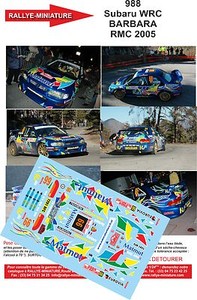 1/18 Subaru Impreza WRC07 6 kinson/S.Prevot 3ème Monte Carlo