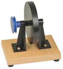 Energy Transfer Apparatus, Malvern Fly Wheel Unit, 6" Diameter, Iron -Eisco Labs