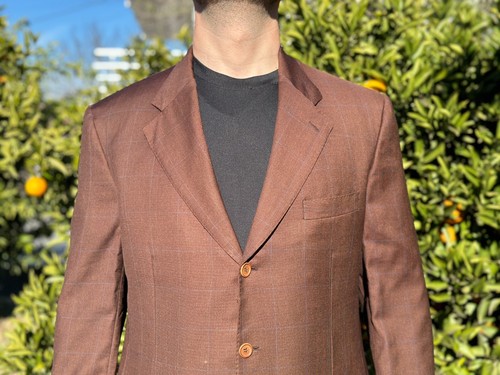 Isaia Napoli Aqua Spider Superfine100 Blazer Suit Tuxedo Formal Jacket Size 54 7 - Picture 11 of 13
