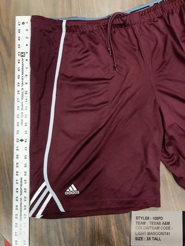 Offizielle Texas A&M Shorts Herren Damen Größe 3X Large Marke Adidas - Bild 7 von 9