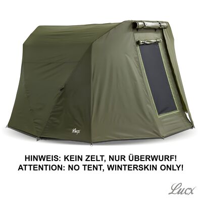 Lucx Winterskin Overwrap Überwurf für Caracal Angelzelt Bivvy Karpfenzelt