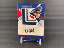 2018 PANINI USA STARS & STRIPES ALEK BOYCHUK #48 SILHOUETTES LOGO PATCH AUTO 1/1