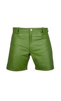 men Train Essentials Leather Training Shorts