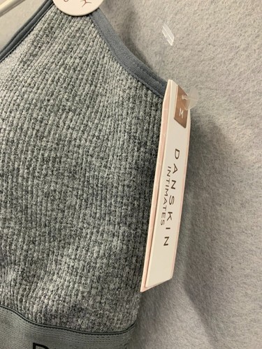 Danskin Intimates Sports Bra Medium Womens Grey Pullover NWT - Picture 2 of 10