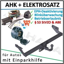 AHK ES7 für Mercedes-Benz A-Klasse W168 97-04 Anhängerkupplung EPH-Abschaltung
