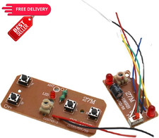 27mhz Four-way Remote Control Board Two-way Rc Transmitter And Receiver Black