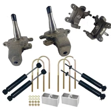 2" Front 4" Rear Drop Lowering Kit for 1984-1995 Toyota 2WD Pickup With Shocks