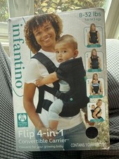Infantino Flip 4-in-1 Convertible Baby Carrier Black